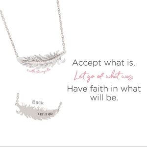 Feather “Let it Go” necklace